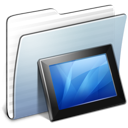 Graphite Stripped Folder Wallpapers Icon 128x128 png